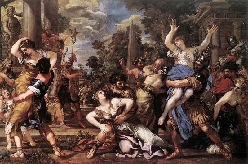 Pietro da Cortona The Rape of the Sabine Women oil painting picture